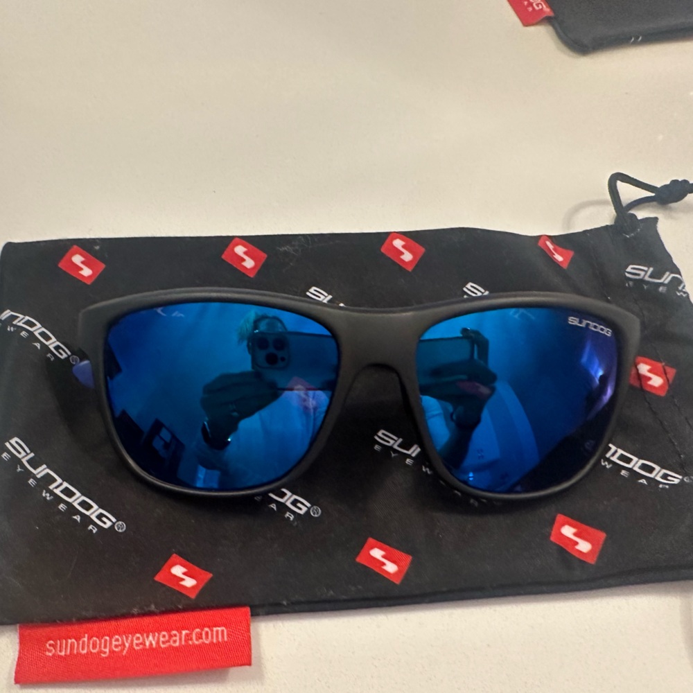 Sundog Polarized Blue Lens Sunglasses